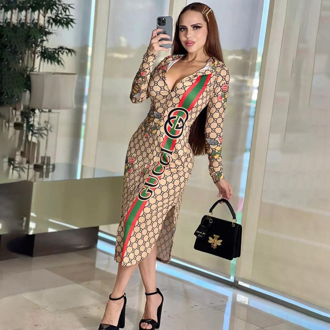 שמלת כפתורים Gucci Gucci