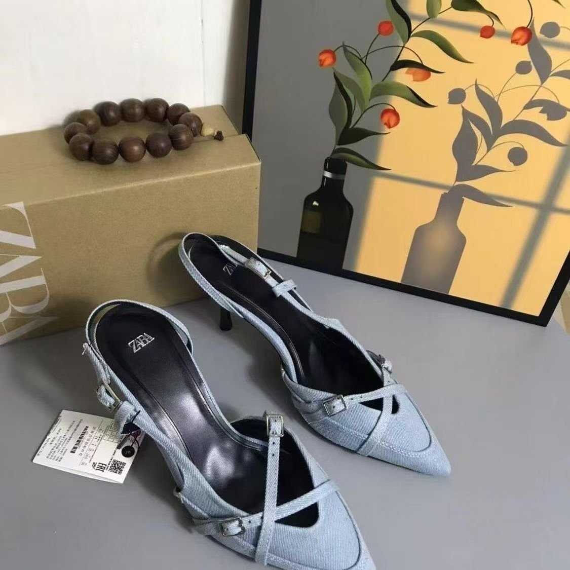נעלי עקב Zara Zara