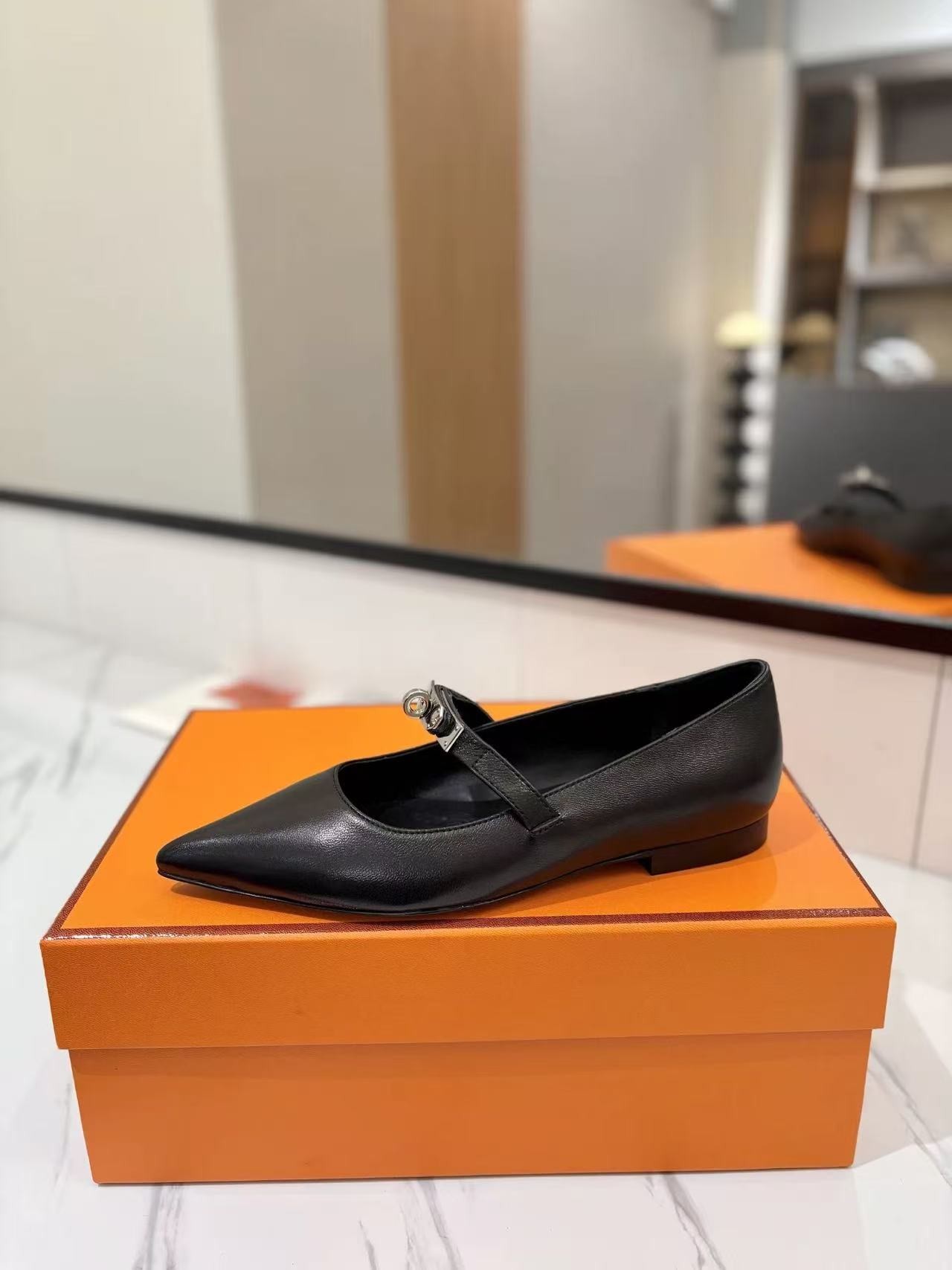 נעלי בלרינה Hermès Hermès