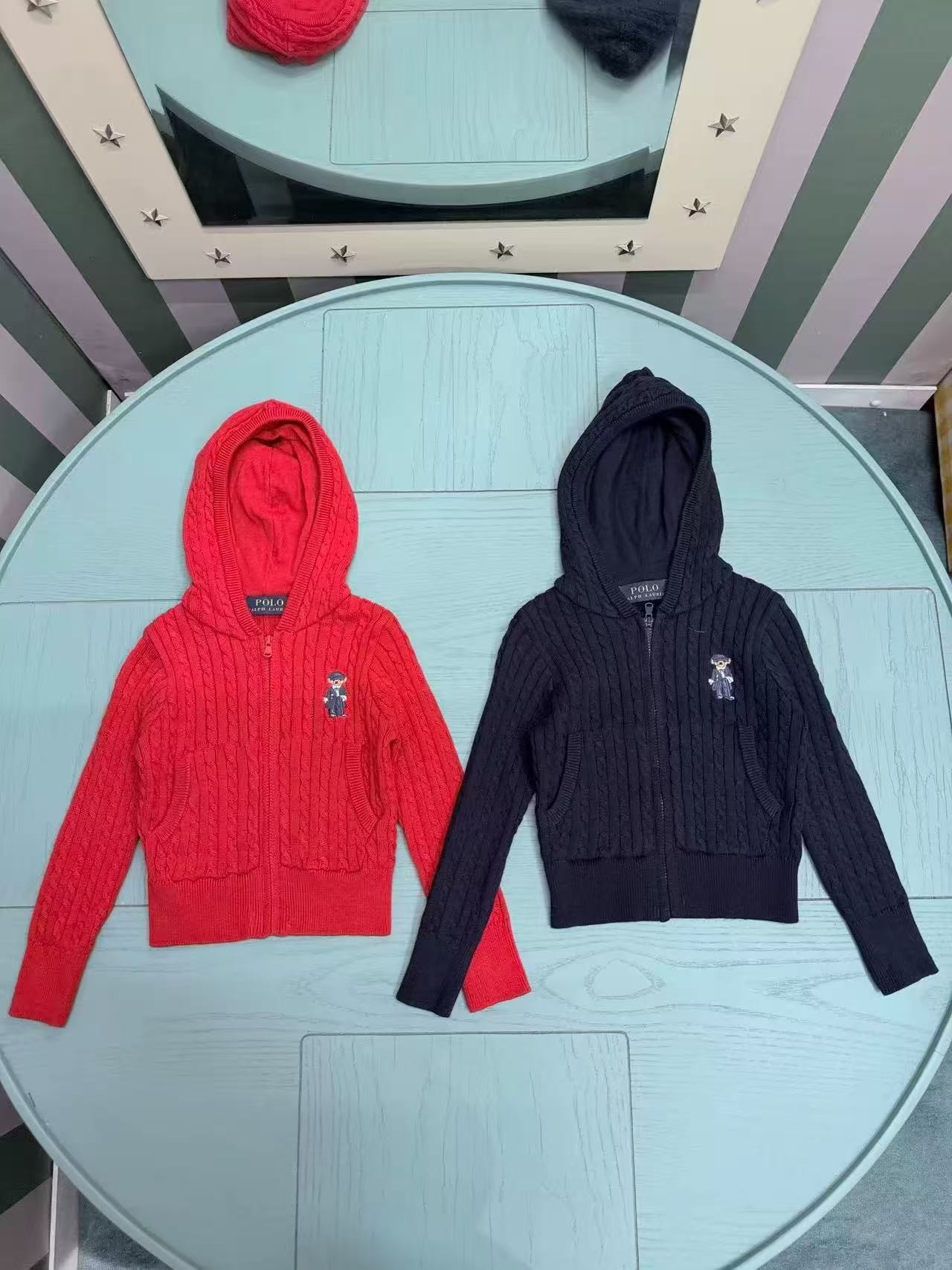 קרדיגן ילדים עם קפוצ'ון Ralph Lauren Ralph Lauren